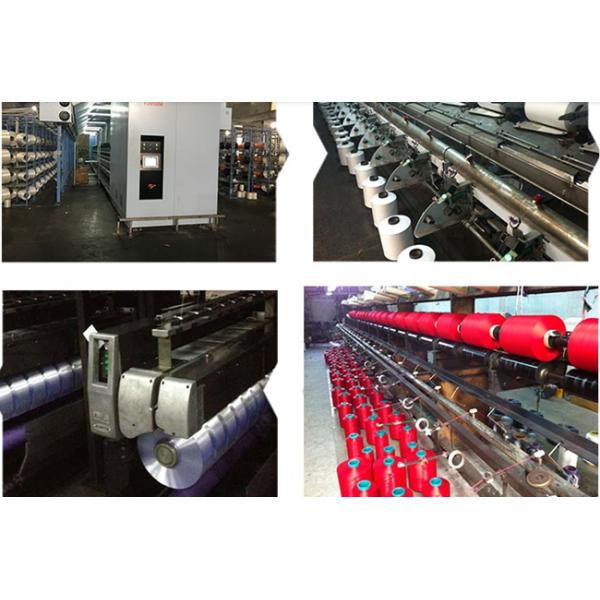 DDB / Dope Dyed Polyester POY Yarn 250D , Black Polyester Core Spun Yarn For Knitting