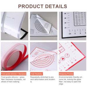 Non Stick Oven Liner Large Extra Rolling Thick Counter Dough Silicone Pastry