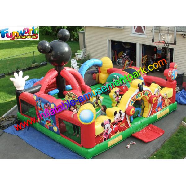 Buy Mickey Mouse Amusement Toys , Jumping Bouncer Funcity With PVC at wholesale prices