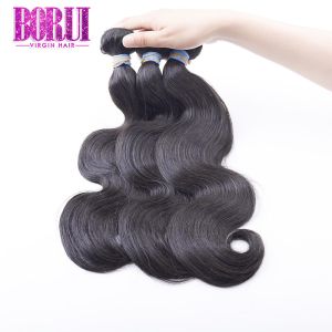 Black 1B Unprocessed Brazilian Virgin Human Hair Bundle