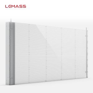 P15.6 Transparent Glass LED Display Panel Modular Synchronous Control