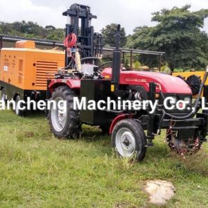 Full Hydraulic 300m Trailer Mounted Water Well Drilling Rig 4x4