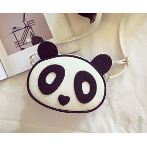Japan and South Korea female new winter shoulder bag cute cartoon panda diagonal