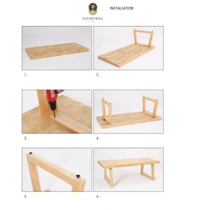 Office Building Nordic Art Assurance Customized Solid Wood Dining Table for