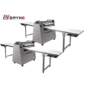 Full Automatic Vertical Dough Sheeter 650mm Rolling Width Bakery Processing