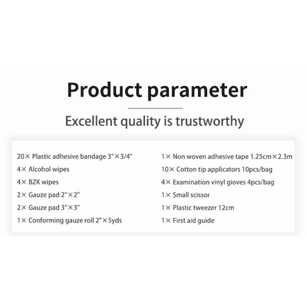 High Quality 326-Piece First Aid Kit Customized for 100 People Meets OSHA & ANSI