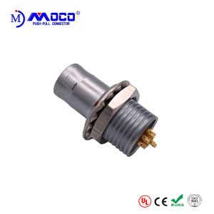 Short Type FAG 8 Pin Circular Push Pull Connectors Without Locking System