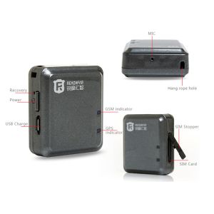 cheap real time vehicle car gps tracker with car charger rf-v8