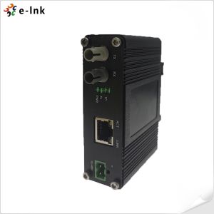 Mini Industrial 10BASE-T to 10BASE-FL Ethernet Media Converter