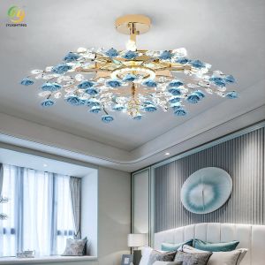 JYLIGHTING Ceiling Celebrity Rose Master Bedroom Warm and Romantic Wedding Room