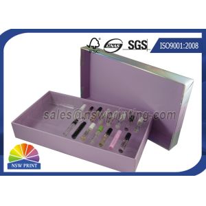 Custom Made Perfume Rigid Packaging Box With Plastic Blister Tray Inserts