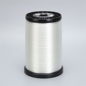 Quality 100D DIN200 Plastic Tube Transparent Polyamide Nylon6 Monofilament Embroidery Yarn for sale