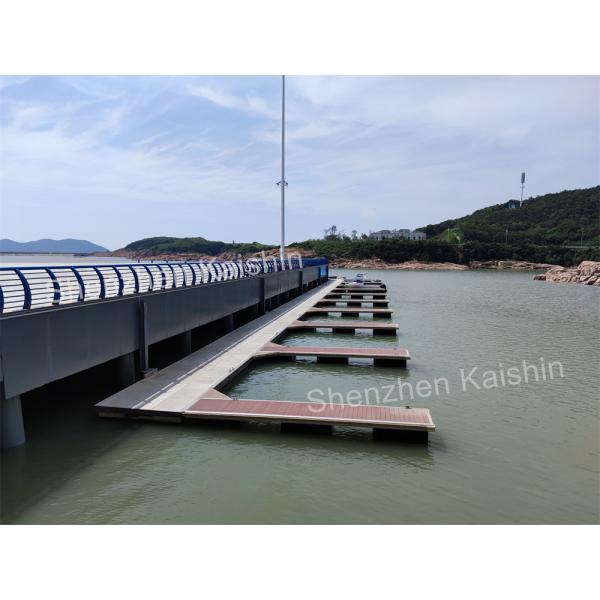 Customized Aluminum Floating Docks Floating Pontoon With Rubber Fenders Pier