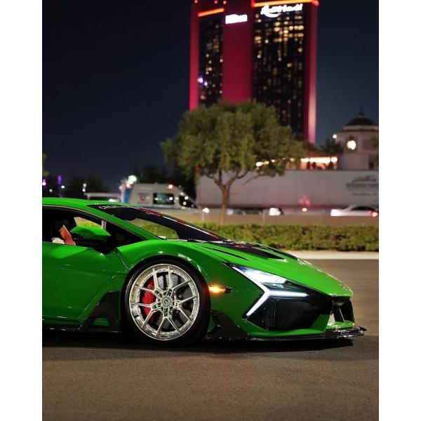 Lamborghini Revuelto Custom Body Kits Carbon Fiber DUKE Style Custom Front Diffuser