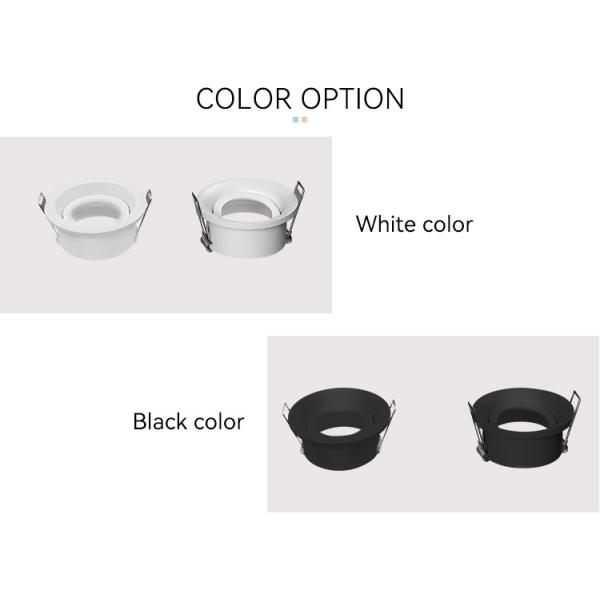 Eco Friendly MR16 Downlight Housing Deep Curve Down Light Housing