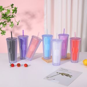 Collections Tumbler With Lid And Straw Insulated Double-Wall Acrylic Cup