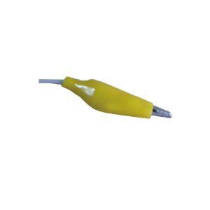 Medical Accessories EEG Cable TPU Material 1m Connector Yellow Cover For EEG