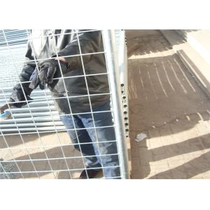 Silver Color Temporary Dog Fence Non Permanent Fence For Dogs OD 32 Pipes