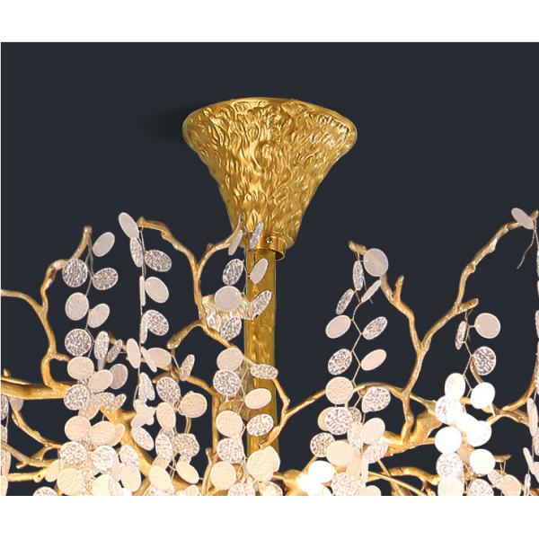 Big Huge Huge Custom Pendant Lights 9500lm Prefabricated Villa Luxury Pendant Ceiling Lights