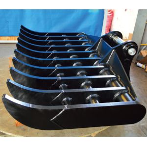 Mall Excavator Root Rake PC210 Brish Rake Riddle Bucket