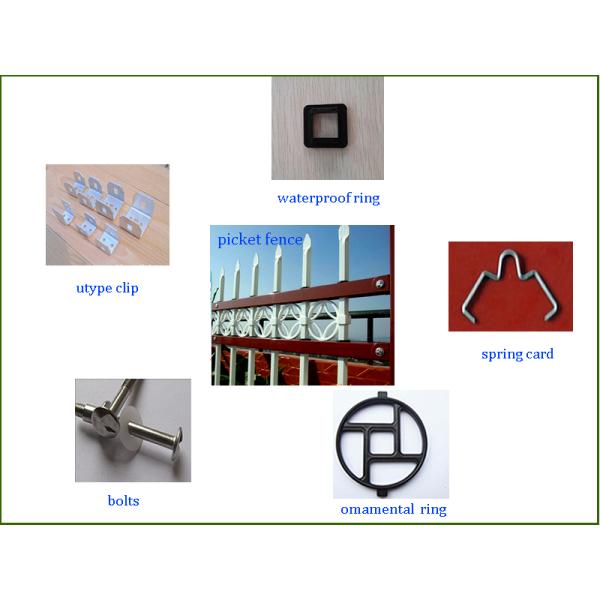 PVC Coated Ornamental Spear Top Security Steel Tubular Fence in Garden, Home, Factory, School, Villa