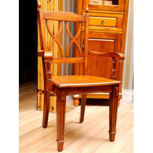 Classic Unique Antique Wooden Throne Chair Insect Prevention Eco Friendly