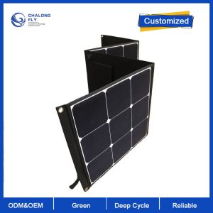 200W Foldable Camping Solar Panels Monocrystalline 20V With Kickstand