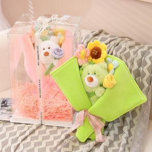 Quality Rose Bear Plush Bouquet - Unique Valentine’s/Birthday Gift for Girlfriend, Wife &amp; Best Friends for sale