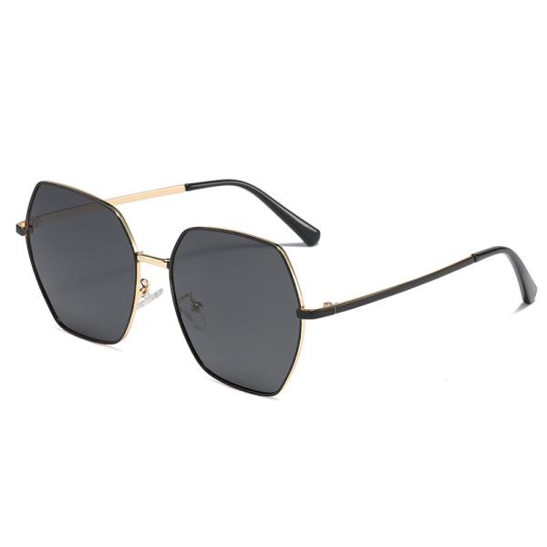 Buy Personalized Polygonal Metal Frame Sunglasses Eye Protection OEM at wholesale prices