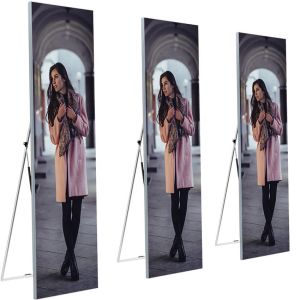 Indoor Full Color SMD Mirror 1000cd/㎡ P2.5 LED Video Poster Screen 640x640mm