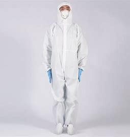 Xxl Disposable Waterproof Disposable White Protective Coveralls Ppe Suit