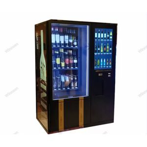 Smart Payment Refrigerator Champagne Wine Vending Machine Age Verification