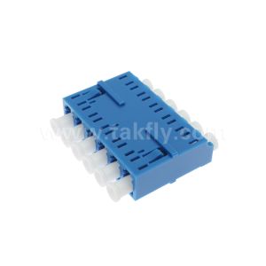 LC/UPC 6 Ways Adapter , SM OS2, Blue ,Without Flange Single Mode for Network