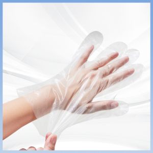 Hygiene Disposable PE Gloves Acids Resistance For Food Processing