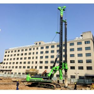 China Diameter 2500 mm Depth 80 m Hydraulic Piling Rig Max. torque 285kN.m on sale