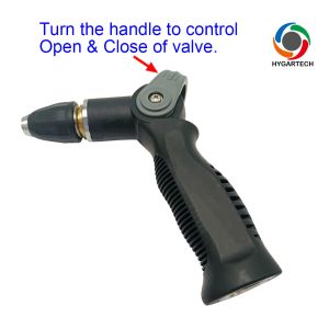Garden Washing Metal Hose Spray Nozzle Gun 3/4" House Cleaning