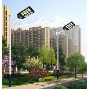 wall mount pole mount ABS cold white lithium battery integrated all in one high