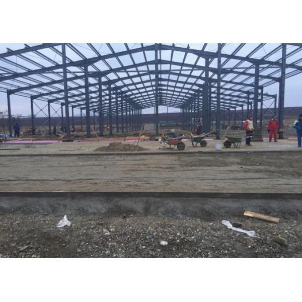 Fire Resistant Steel Factory Buildings Industrial Grade Metal Structures