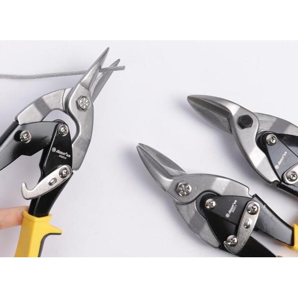 Cutting Aviation Snip Set Straight Left And Right Offset Aviation Tin Snips
