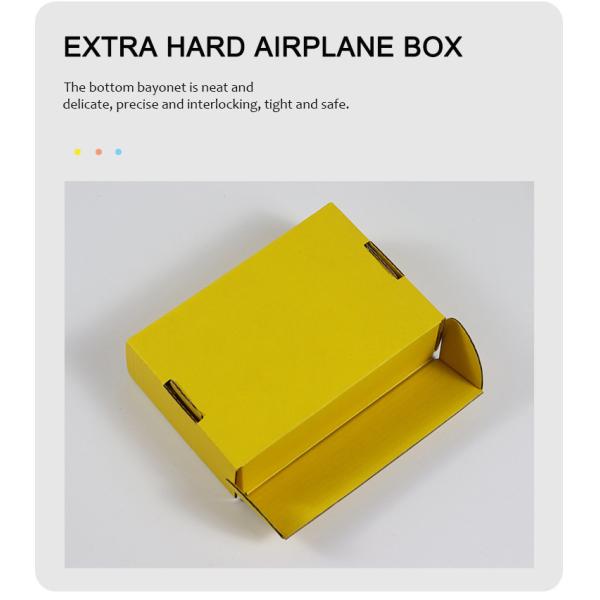 Unlimited Creativity Customizable Yellow Airplane Boxes To Create Packaging