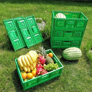 Convenient Farm Logistics Crate Fruits Vegetables Crate Foldable Internal