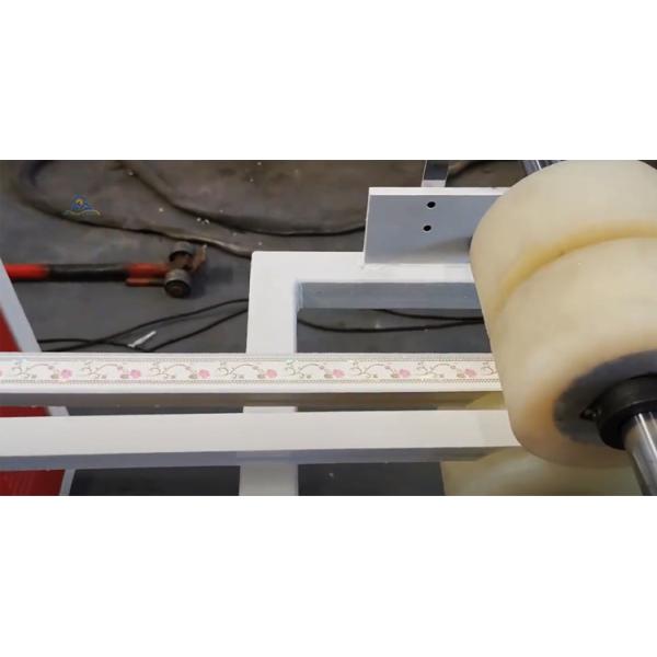 Double Screw PVC Baseboard Making Machine 42 Rpm 80-120kg/Hr