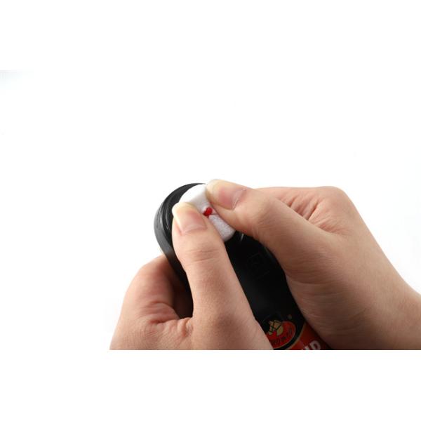 2.46 Fl. Oz. Black Color Liquid Shoe Polish Restore Shine Gloss To Leather Shoes Boots Shines Leather Carnauba Nourishes