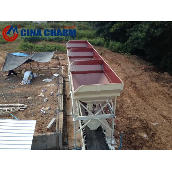25m3/H Hzs25 Ready Mixed Concrete Mixing Plant Aggregate Conveying