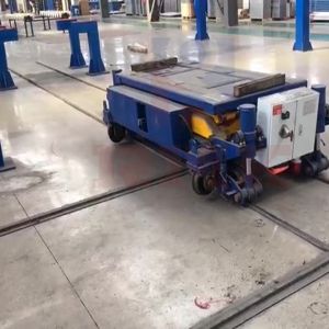 Turning Track Hydraulic Industrial Rail Cart 35 Tons Electric