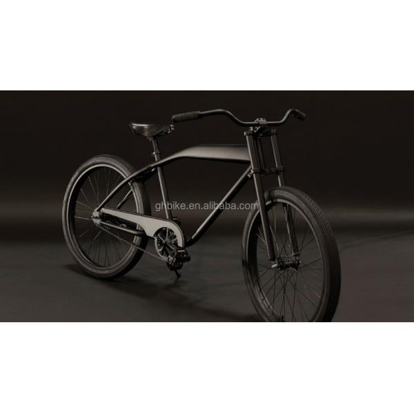 26"x3.0 Tyre Single Speed Man Beach Cruiser Bicycle with Chopper Style Handlebars