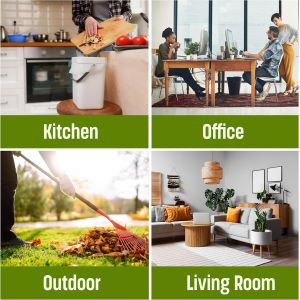 Eco-Friendly Boxed Compostable Tie handle Trash Bags