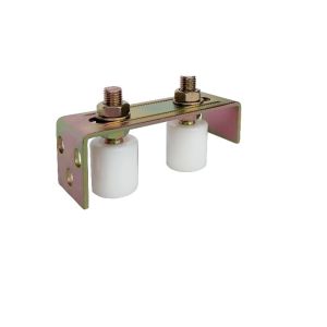 2 Rollers Nylon Guide Roller Bracket For Sliding Gate
