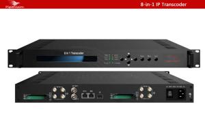 Quality 8in 1 IP mpeg2 to H.264 Transcoder for sale