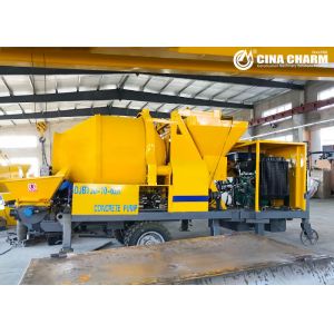 JBS40R Mobile Diesel Concrete Mixer Pump Big Capacity For Concrete Placing